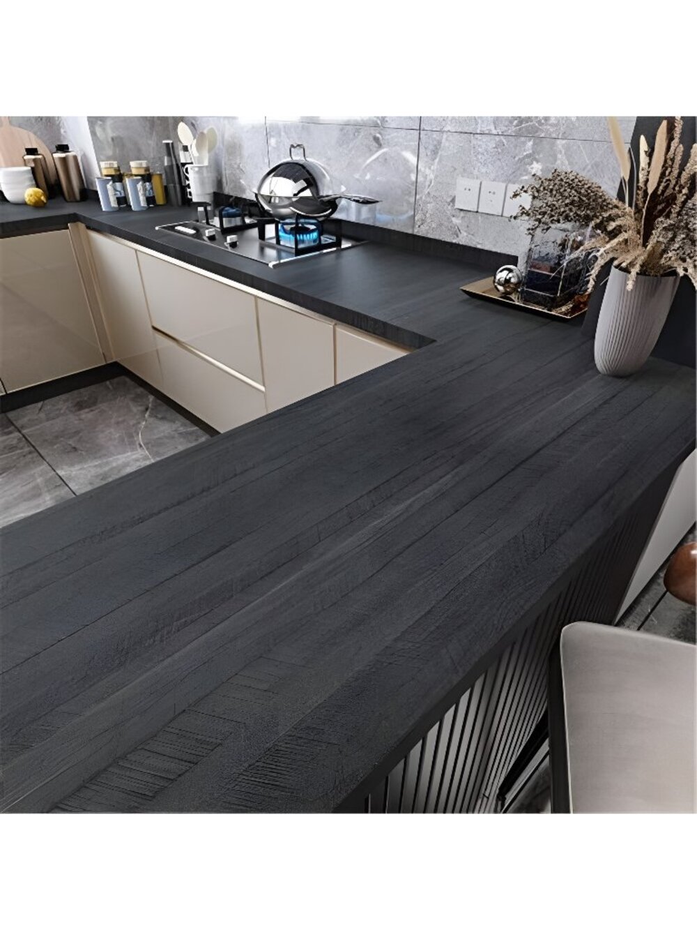 Wooden Peel and Stick Countertops Waterproof Wood Contact Paper Self Adhesive